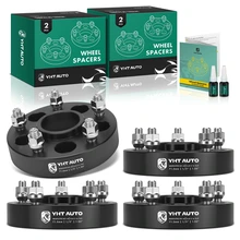 4 Pcs 1.25 inches Black 5x4.5 to 5x5 inches Wheel Adapters 0.5 inch x 20 71.5mm