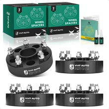 4 Pcs 1.5 inches Black 5x4.5 to 5x5 inches Wheel Adapters 0.5 inch x 20 71.5mm