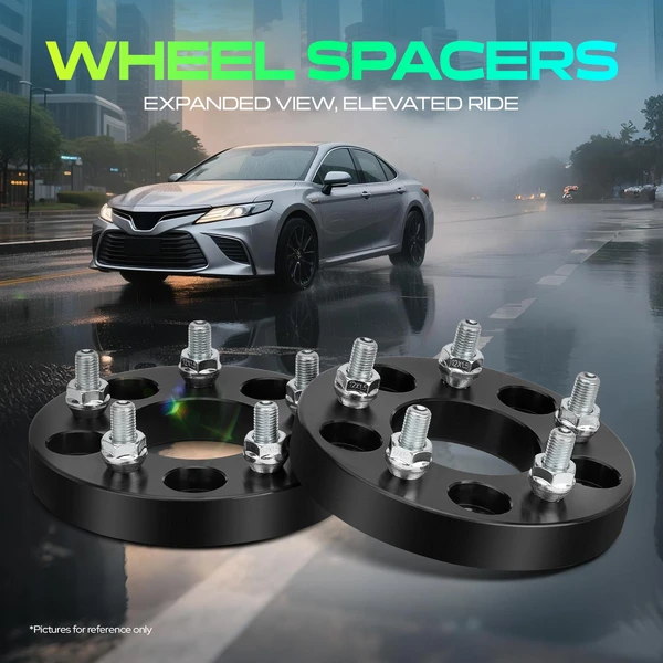 4 Pcs 1 inch Black 5x4.75 to 5x4.5 inches Wheel Adapters M12x1.5 73mm for 1982-2002 Chevrolet Camaro