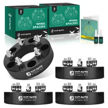 4 Pcs 1.5 inches Black 5x5.31 to 5x4.5 inches Wheel Adapters M12x1.5 87.1mm