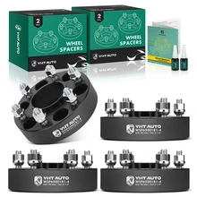 4 Pcs 1.5 inches Black 6x5 to 6x5 inches Wheel Spacers M12x1.5 78.1mm for 2004-2007 Buick Rainier