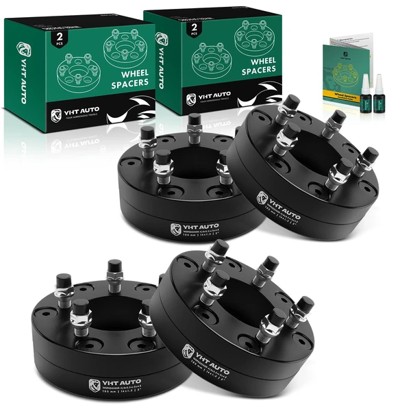 4 Pcs 6x5.5 to 5x4.5 inches Wheel Adapters 14x1.5 108mm 2 inches for 1991-2000 Chevrolet K2500