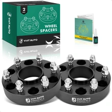 2 Pcs 1.5 inches Black 6x5.5 to 6x5.5 inches Wheel Spacers M14x1.5 78.1mm for 1988-2000 Chevrolet C2500