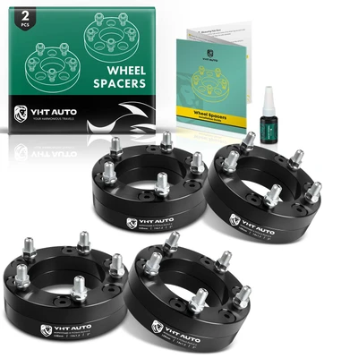 4 Pcs 6x5.5 to 5x5.5 Wheel Adapter M14x1.5 108mm 2 inch