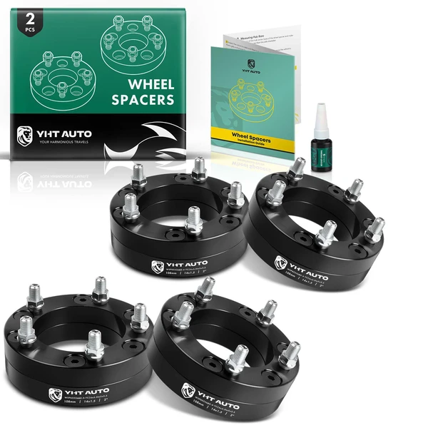 4 Pcs 6x5.5 to 5x5.5 Wheel Adapter M14x1.5 108mm 2 inch for 1971-2003 2005 GMC Jimmy