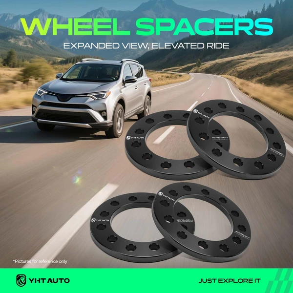 4 Pcs 6x5.5 inch or 6x135mm Wheel Spacers 108mm 12mm for 2019-2023 Ram 1500