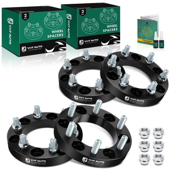 4 Pcs 6 x 5.5 inch to 6 x 135mm Wheel Adapters 14x1.5 inch 108 mm 1 inch for Chevrolet Cadillac