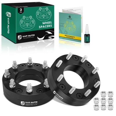 2 Pcs 6 x 5.5 inch to 8 x 6.5 inch Wheel Adapters 14x1.5 inch 108 mm 2 inch