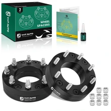 2 Pcs 6 x 5.5 inch to 8 x 6.5 inch Wheel Adapters 14x1.5 inch 108 mm 2 inch for 1999-2023 GMC Sierra 1500