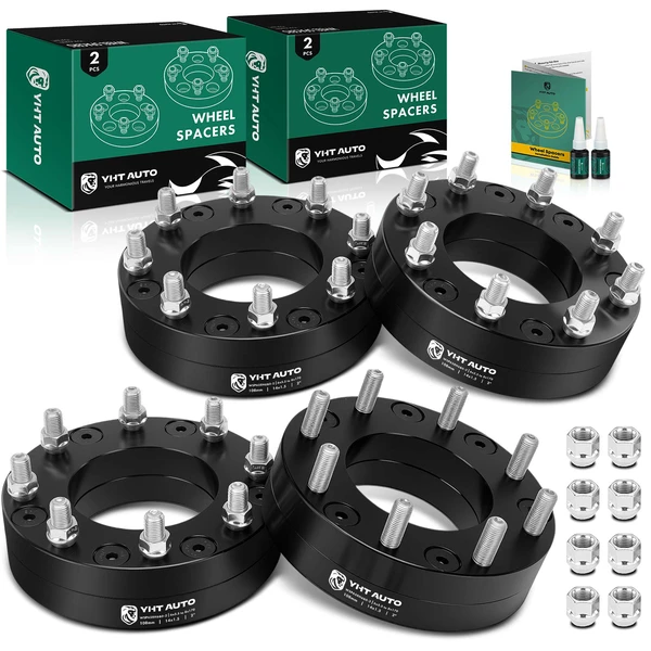 4 Pcs 6 x 5.5 inch to 8 x 170mm Wheel Adapters 14x1.5 inch 108 mm 2 inch for Chevy GMC Cadillac