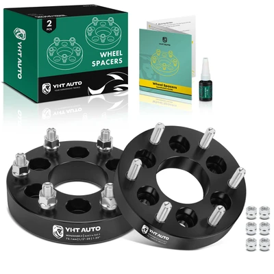 2 Pcs 6x4.5 inch to 6x5.5 inch Wheel Adapters 1/2 inch-20 73.1 mm 1.25 inch