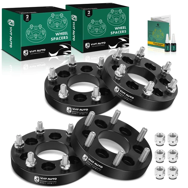 4 Pcs 6x4.5 to 6x5.5 Wheel Adapter 1/2 inch-20 73.1mm 1 inch for 1991-2003 Dodge Dakota