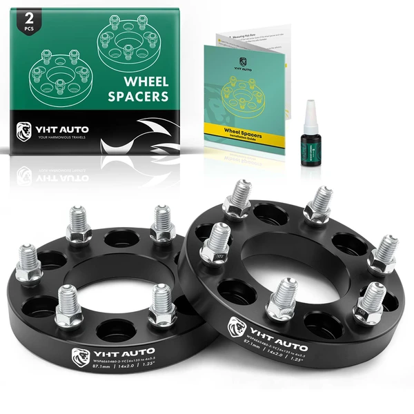 2 Pcs 6x5.31 to 6x5.5 inches Wheel Adapter 14x2.0 inches 87.1mm 2 inches for 2003-2014 Ford Expedition