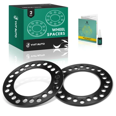 2 Pcs 8x6.5 8x170 8x180 Wheel Spacer 130mm 6mm