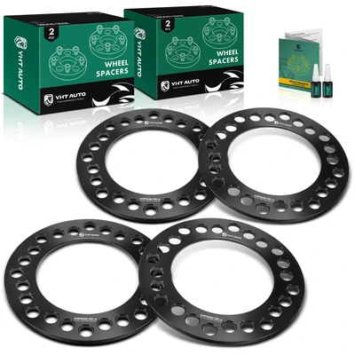 4 Pcs 8x6.5 8x170 8x180 Wheel Spacer 130mm 6mm