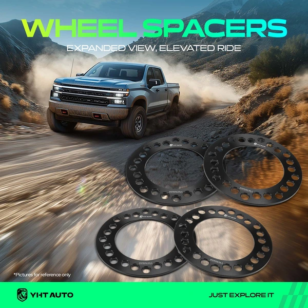 4 Pcs 8x6.5 8x170 8x180 Wheel Spacer 130mm 6mm for 1988-1998 GMC C3500