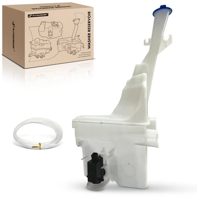 Windshield Washer Reservoir with Cap & Pump & Filler Neck for Kia Soul 2020-2023
