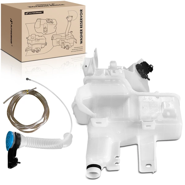 Windshield Washer Reservoir with Pump & Cap & Bracketfor Mazda CX-5 2017-2024 DOHC