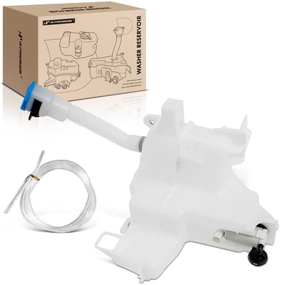 Windshield Washer Reservoir Tank with Cap & Pump & Hose