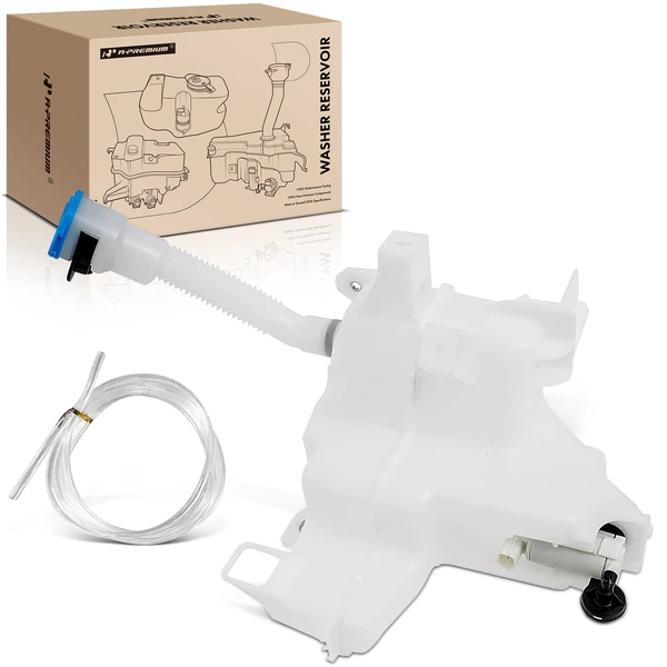 Windshield Washer Reservoir Tank with Cap & Pump & Hose for Mazda 3 2019-2022