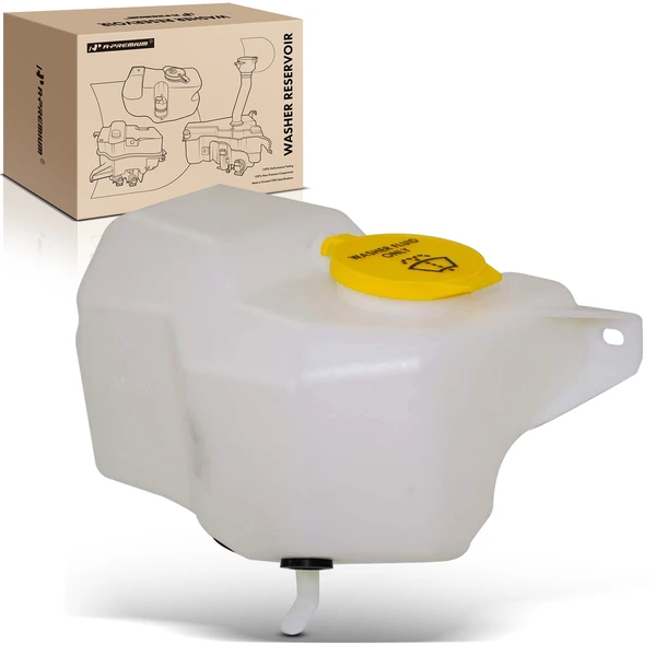 Windshield Washer Reservoir with Level Indicator Port for Jeep Grand Cherokee 1996-1998