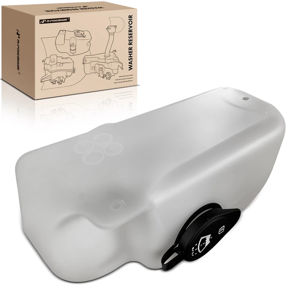 Windshield Washer Reservoir with Cap for 1983-1987 GMC S15 Jimmy