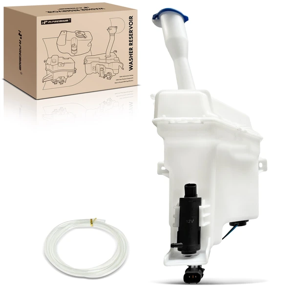 Windshield Washer Reservoir with Cap & Pump & Sensor for 2016-2020 Kia Optima
