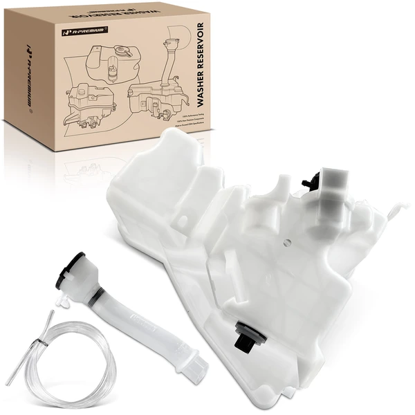 Windshield Washer Fluid Reservoir with Cap & Pump for 2014-2015 Lexus IS250