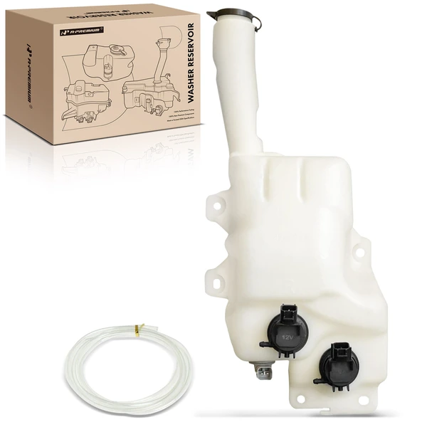Windshield Washer Reservoir with Cap & Pump for Mazda 6 2005-2008 L4 2.3L V6 3.0L