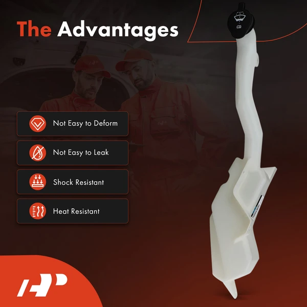 Windshield Washer Tank Filler Neck with Cap for Chevrolet Corvette 2005-2013 Cadillac