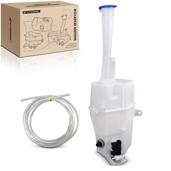 Windshield Washer Reservoir with Cap & Pump & Sensor for Kia Telluride 2020-2024