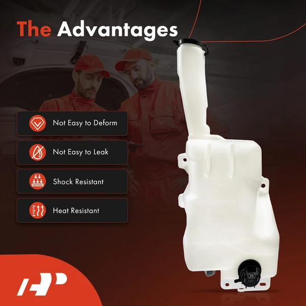 Windshield Washer Reservoir with Cap & Pump for Mazda 6 2005-2008 2.3L 3.0L Sedan