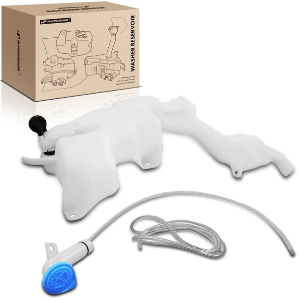 Windshield Washer Reservoir with Cap & Pump for Jeep Cherokee XJ 1997-2001