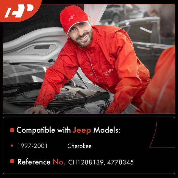 Windshield Washer Reservoir with Cap & Pump for Jeep Cherokee XJ 1997-2001