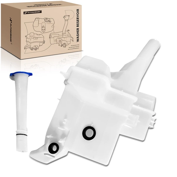 Windshield Washer Reservoir with Cap Filler Neck for 2021-2023 Hyundai Santa Fe