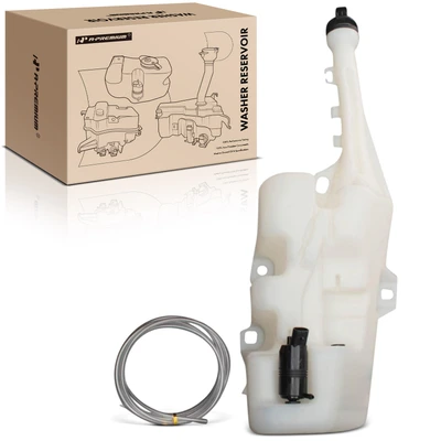 Windshield Washer Reservoir Tank with Cap & Pump