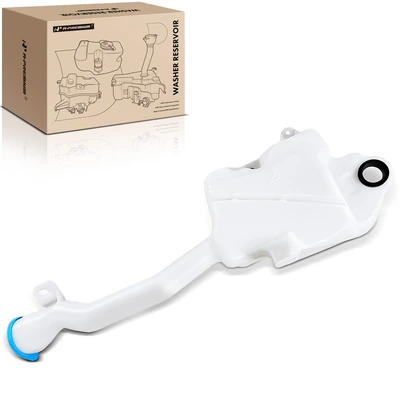 Windshield Washer Reservoir with Cap Filler Neck Bracket