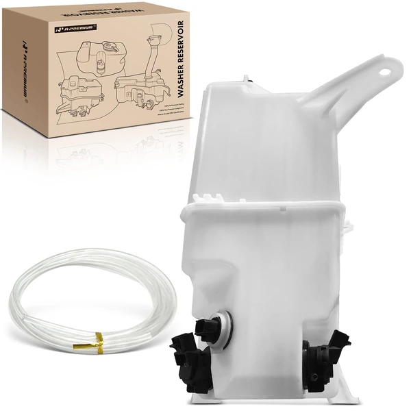 Windshield Washer Reservoir with Cap & 2 Pumps & Sensor & Tank for Toyota Sequoia