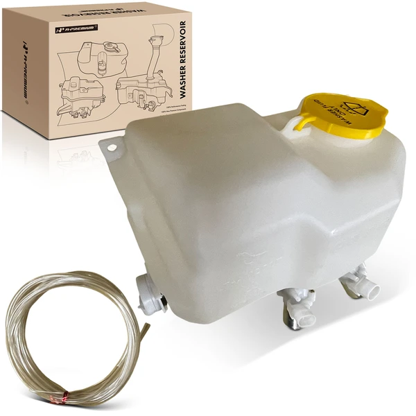 Windshield Washer Reservoir with Dual Pump & Sensor & Cap for Jeep Grand Cherokee