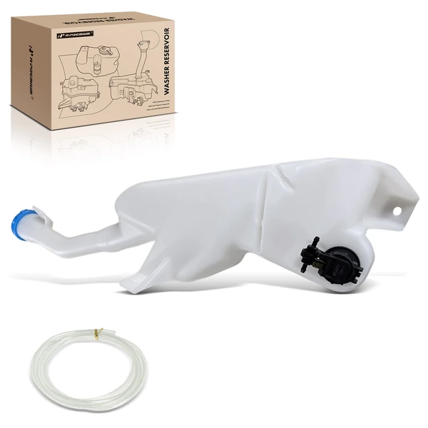 Windshield Washer Reservoir with Pump & Cap & Filler Neck for Honda Odyssey 2005-2010