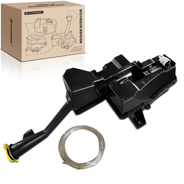Windshield Washer Reservoir with Cap & Pump Hose for Honda Pilot 2016-2022 Passport