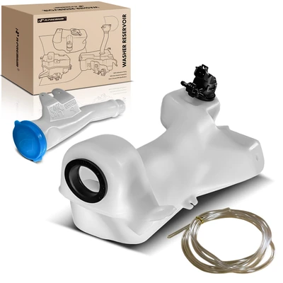 Windshield Washer Reservoir with Cap and Pump