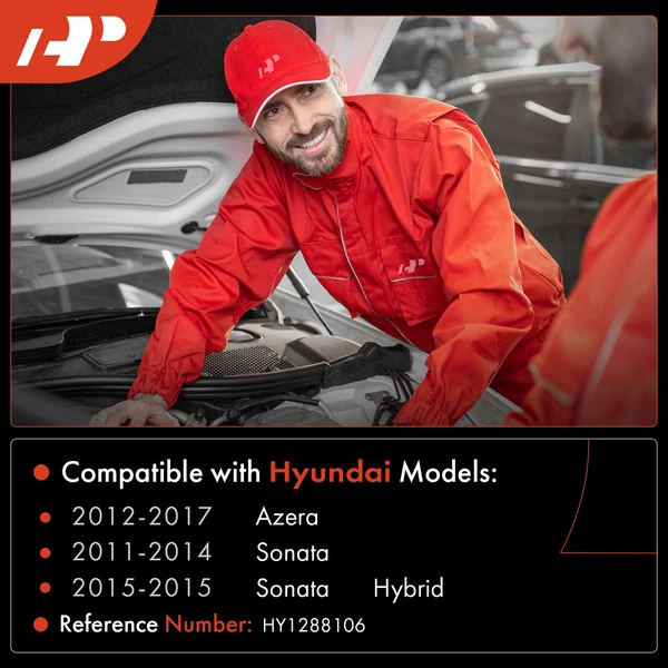 Windshield Washer Reservoir with Cap for Hyundai Azera 2012-2017 Sonata 2011-2015