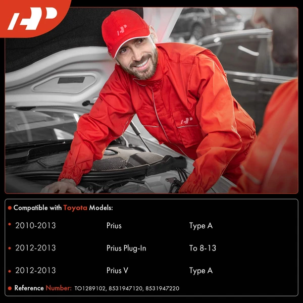 Windshield Washer Reservoir Filler Pip with Cap for Toyota Prius Prius Plug-In