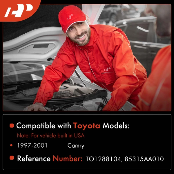 Windshield Washer Reservoir with Pump & Cap & Filler Neck for Toyota Camry 1997-2001