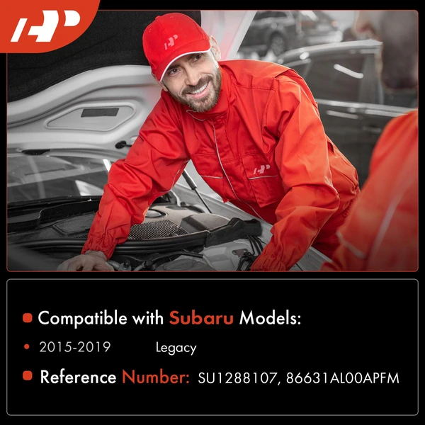 Windshield Washer Reservoir with Cap & Pump & Sensor for Subaru Legacy 2015-2019