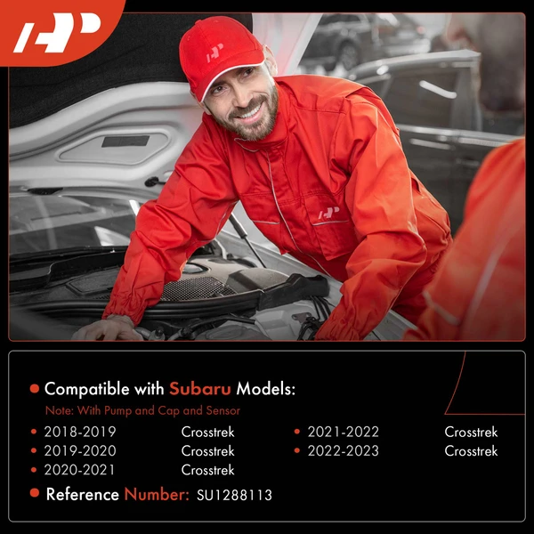 Windshield Washer Reservoir with Pump & Cap & Sensor for Subaru Crosstrek 2018-2023