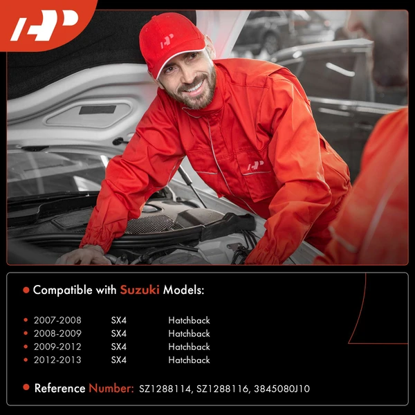 Windshield Washer Reservoir with Cap & Pump for Suzuki SX4 2007-2013 Hatchback