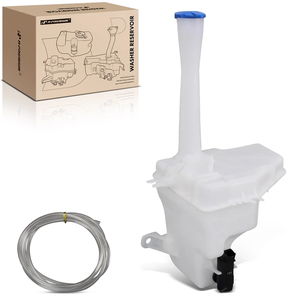 Windshield Washer Reservoir with Cap & Pump for Kia Forte 2011-2013 Forte Koup