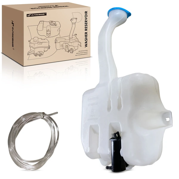 Front Windshield Washer Fluid Reservoir with Cap & Pump for Honda Accord 1998-2002